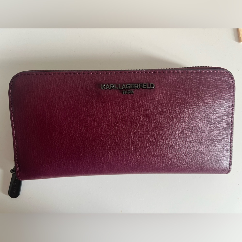 Karl Lagerfeld Paris Burgundy Wallet